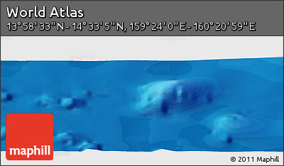 Political Panoramic Map of the Area around 14° 15' 49" N, 159° 52' 30" E