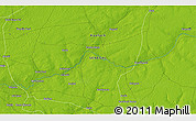 Physical 3D Map of the area around 14° 15' 49" N, 15° 13' 29" W