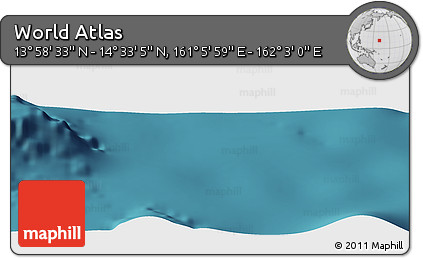 Satellite Panoramic Map of the Area around 14° 15' 49" N, 161° 34' 29" E