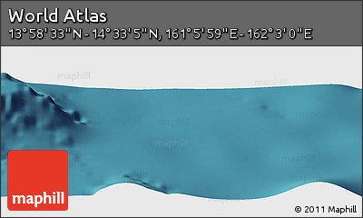 Satellite Panoramic Map of the Area around 14° 15' 49" N, 161° 34' 29" E