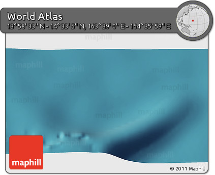 Satellite 3D Map of the Area around 14° 15' 49" N, 164° 7' 30" E