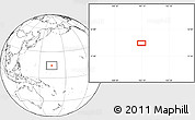 Blank Location Map of the area around 14° 15' 49" N, 164° 7' 30" E