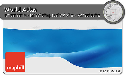 Physical Panoramic Map of the Area around 14° 15' 49" N, 164° 7' 30" E