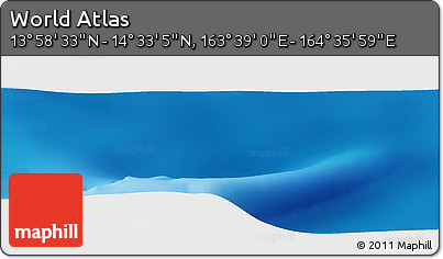 Physical Panoramic Map of the Area around 14° 15' 49" N, 164° 7' 30" E