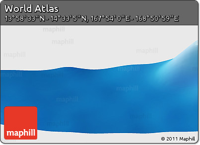 Physical Panoramic Map of the Area around 14° 15' 49" N, 168° 22' 30" E