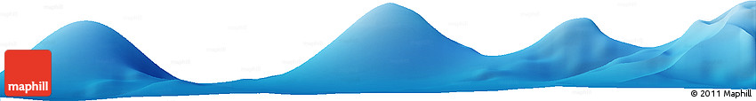 Shaded Relief Horizon Map of the Area around 14° 15' 49" N, 168° 13' 29" W