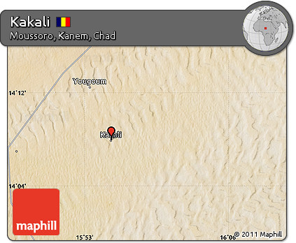 Satellite Map of Kakali