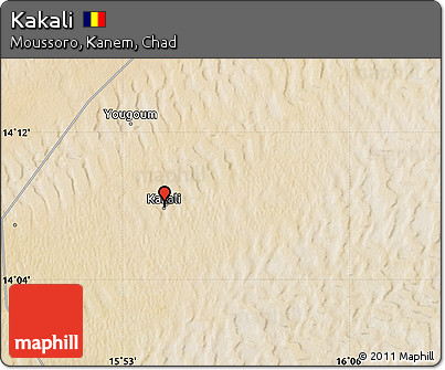 Satellite Map of Kakali