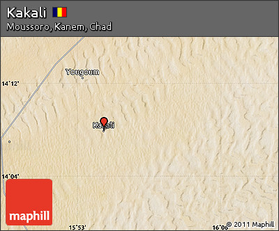 Satellite Map of Kakali