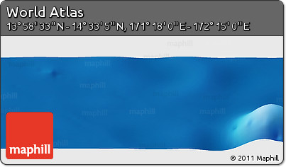 Physical Panoramic Map of the Area around 14° 15' 49" N, 171° 46' 30" E