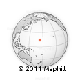 Outline Map of the Area around 14° 15' 49" N, 173° 28' 29" E, rectangular outline