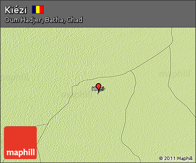 Physical 3D Map of Kiézi