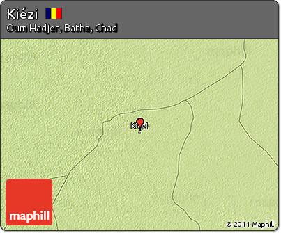 Physical 3D Map of Kiézi