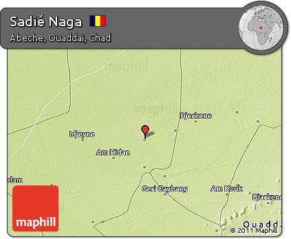 Physical 3D Map of Sadié Naga
