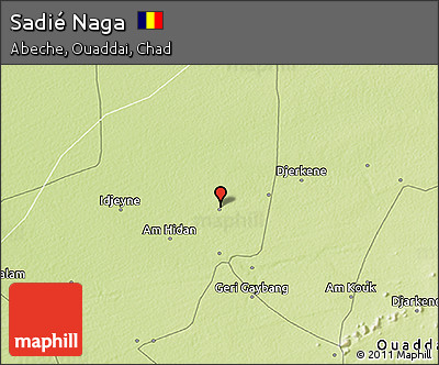 Physical 3D Map of Sadié Naga
