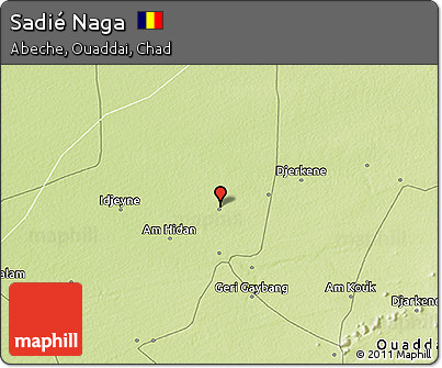 Physical 3D Map of Sadié Naga