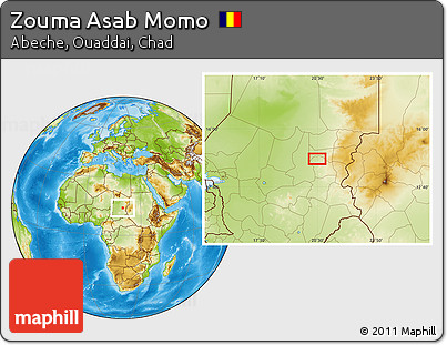 Physical Location Map of Zouma Asab Momo