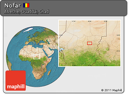 Satellite Location Map of Nofar