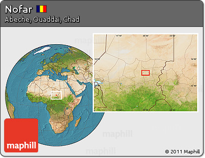 Satellite Location Map of Nofar