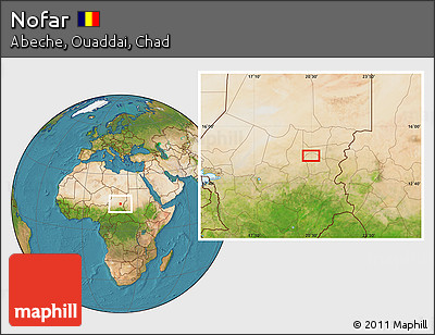 Satellite Location Map of Nofar