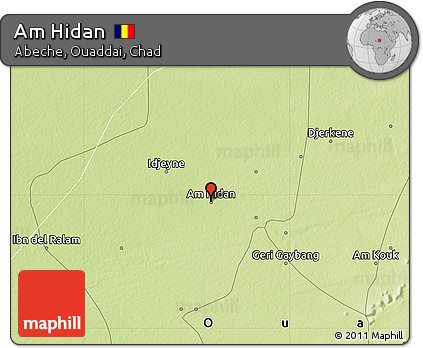 Physical Map of Am Hidan