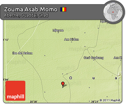 Physical Map of Zouma Asab Momo