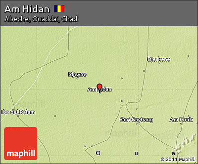 Physical Map of Am Hidan