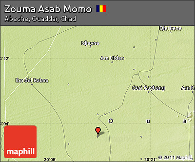 Physical Map of Zouma Asab Momo