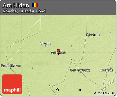 Physical Map of Am Hidan