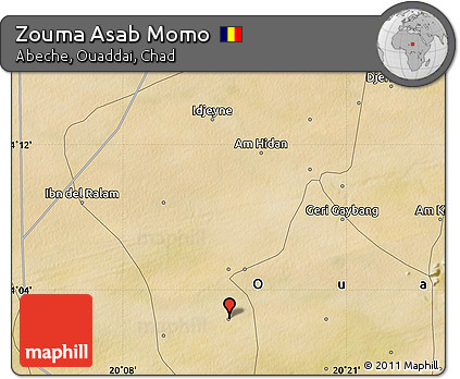 Satellite Map of Zouma Asab Momo