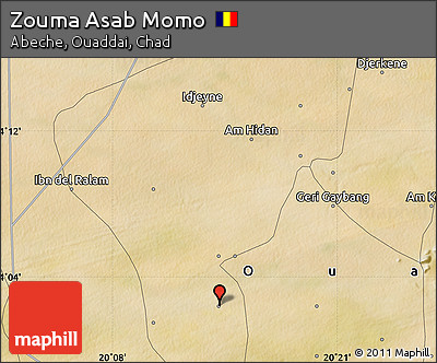 Satellite Map of Zouma Asab Momo