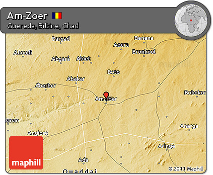 Physical 3D Map of Am-Zoer