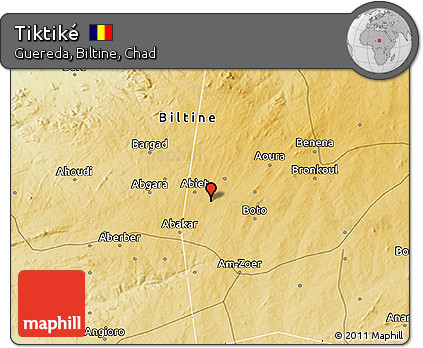 Physical 3D Map of Tiktiké
