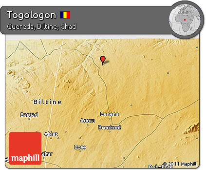 Physical 3D Map of Togologon