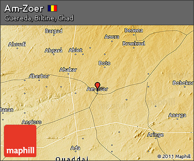 Physical 3D Map of Am-Zoer