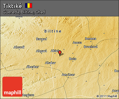 Physical 3D Map of Tiktiké