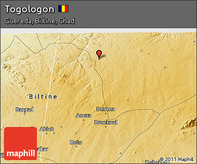 Physical 3D Map of Togologon