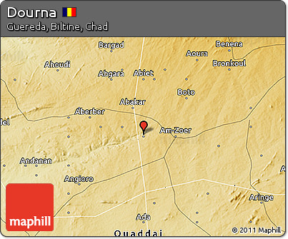 Physical 3D Map of Dourna