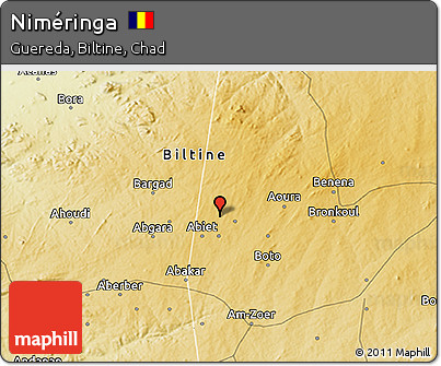 Physical 3D Map of Niméringa