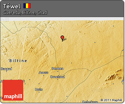 Physical 3D Map of Téwel