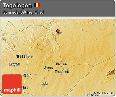 Physical 3D Map of Togologon