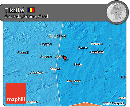 Political 3D Map of Tiktiké