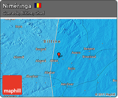 Political 3D Map of Niméringa