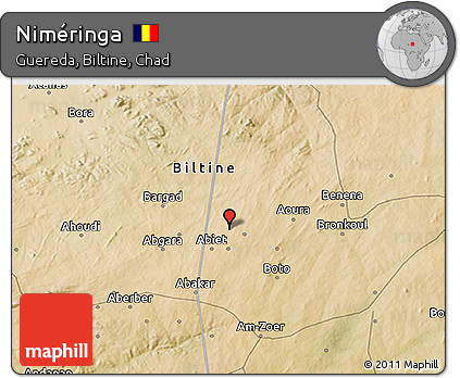 Satellite 3D Map of Niméringa
