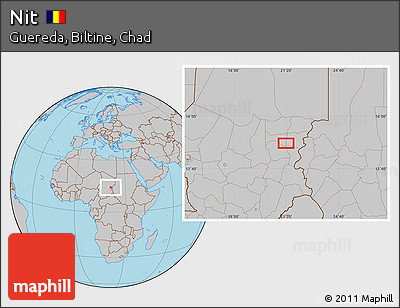 Gray Location Map of Nit