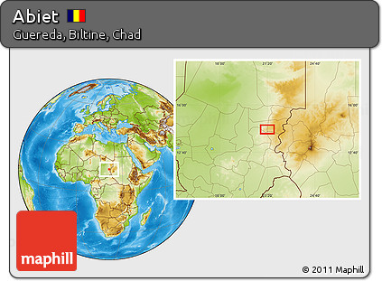 Physical Location Map of Abiet