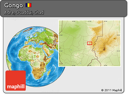 Physical Location Map of Gongo