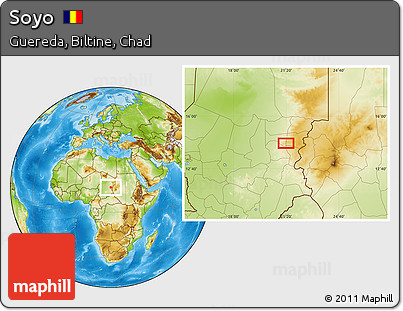 Physical Location Map of Soyo