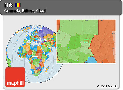 Political Location Map of Nit