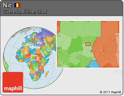 Political Location Map of Nit